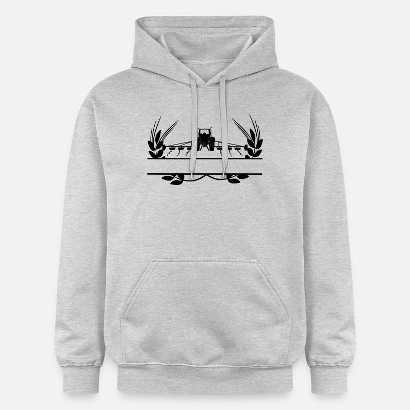 Agro-agriculteur oléalier - Sweat à capuche Softstyle® Gildan Unisexe - gris clair chiné