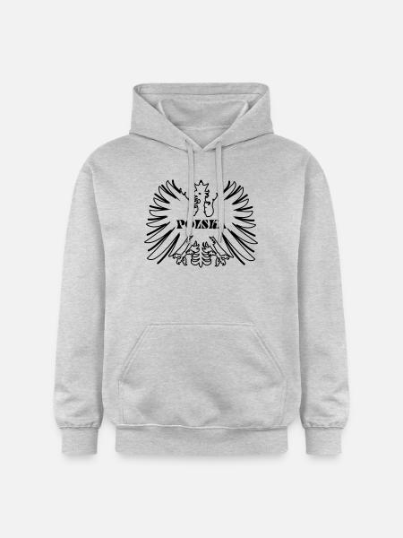 Poland Polska - Gildan Unisex Softstyle® Midweight Hoodie - light heather grey
