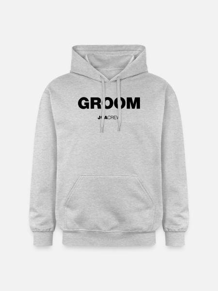 JGA: Team groom (Jungesellenabschied) - Gildan Unisex Softstyle® Midweight Hoodie - Hellgrau meliert