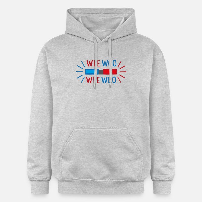 weewoo - Sweat à capuche Softstyle® Gildan Unisexe - gris clair chiné