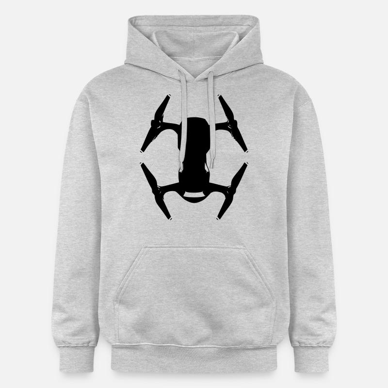 Air Drone - Sweat à capuche Softstyle® Gildan Unisexe - gris clair chiné