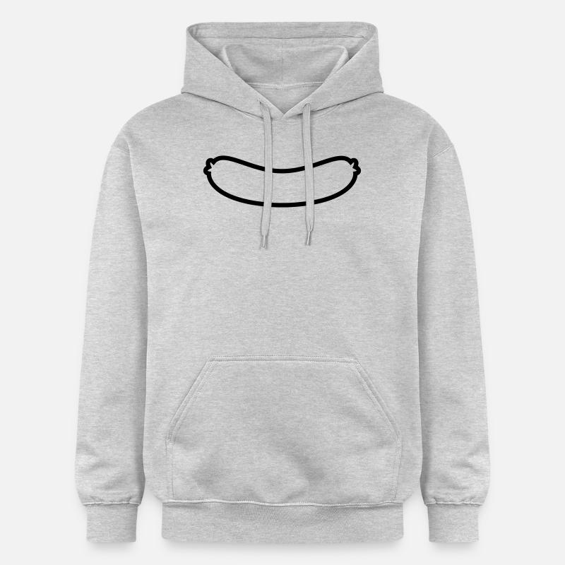 Plan de la saucisse - Sweat à capuche Softstyle® Gildan Unisexe - gris clair chiné