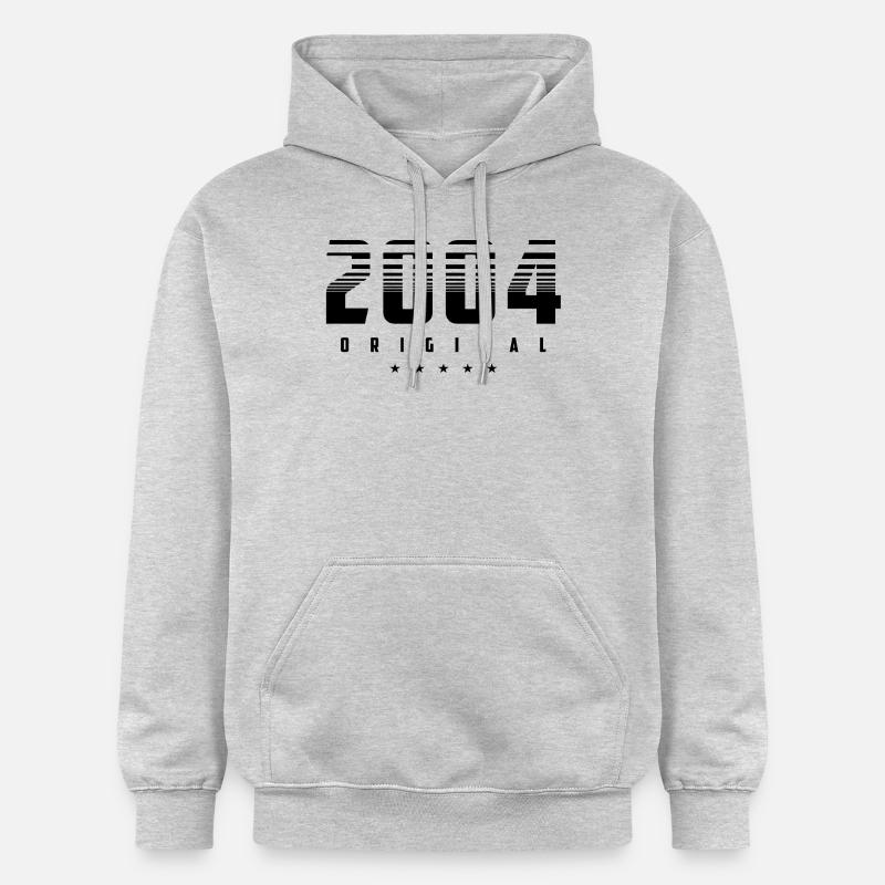 Né en 2004 l’original - Sweat à capuche Softstyle® Gildan Unisexe - gris clair chiné