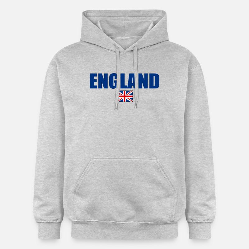 angleterre - Sweat à capuche Softstyle® Gildan Unisexe - gris clair chiné