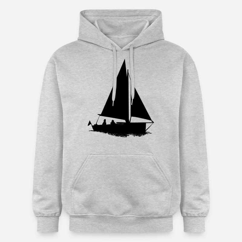 bateau à voile - Sweat à capuche Softstyle® Gildan Unisexe - gris clair chiné