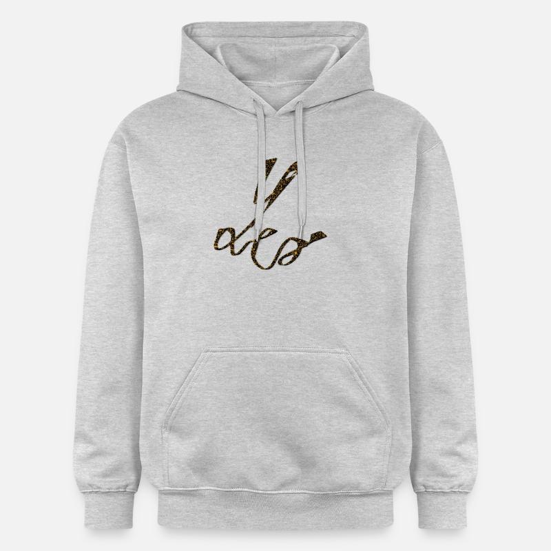 Léo - Sweat à capuche Softstyle® Gildan Unisexe - gris clair chiné