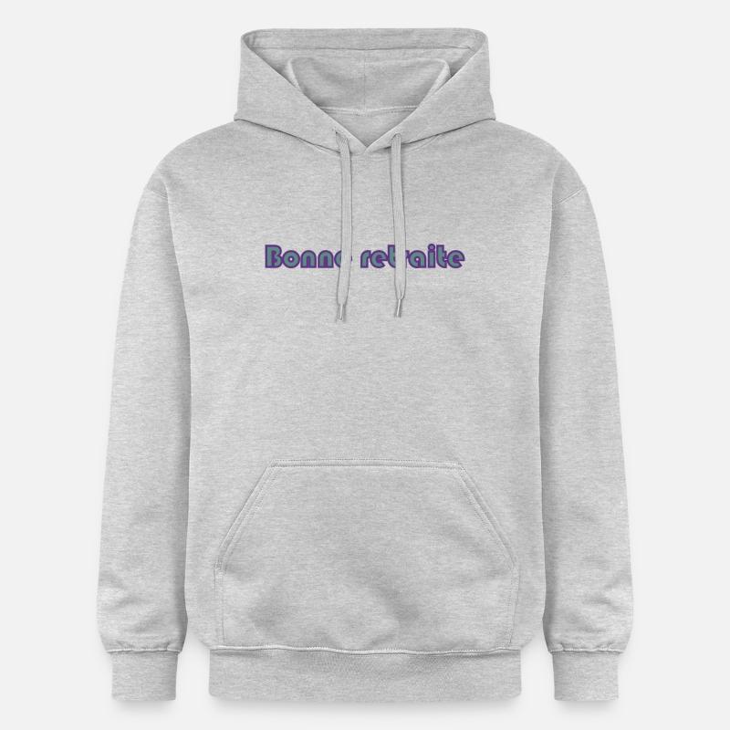 RETRAITE. RETRAITE. RETRAITEE. RETRAITE - Sweat à capuche Softstyle® Gildan Unisexe - gris clair chiné