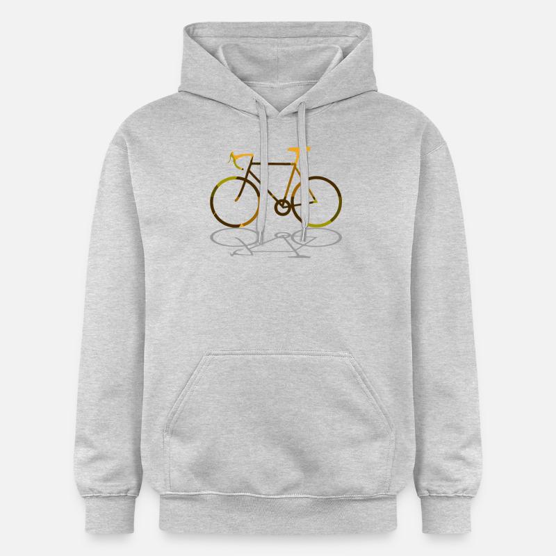Vélos vélos Cyclisme - Sweat à capuche Softstyle® Gildan Unisexe - gris clair chiné