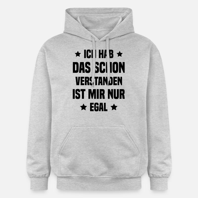 Je l’ai déjà compris - Sweat à capuche Softstyle® Gildan Unisexe - gris clair chiné