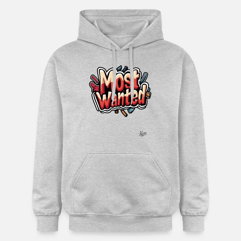 Graffiti le plus recherché - Sweat à capuche Softstyle® Gildan Unisexe - gris clair chiné