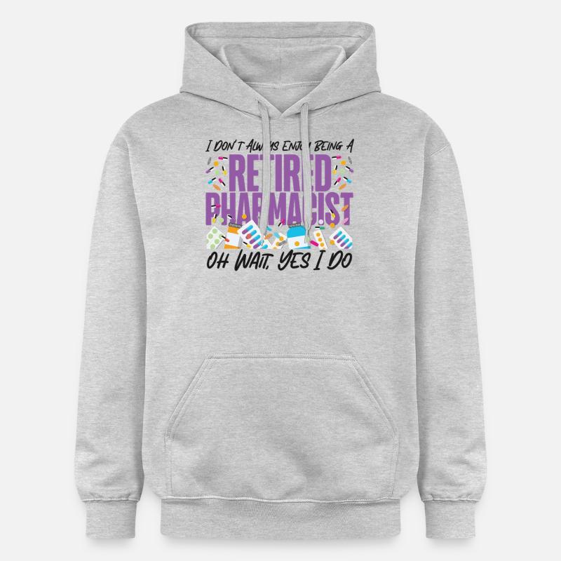 Technicien en pharmacie - Sweat à capuche Softstyle® Gildan Unisexe - gris clair chiné