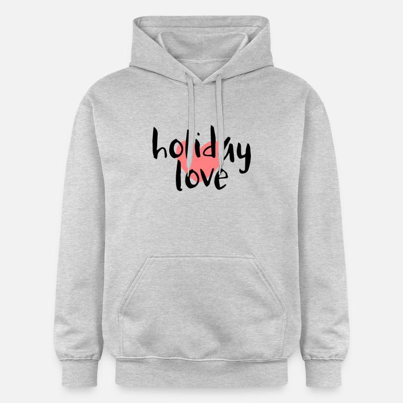 amour de vacances - Sweat à capuche Softstyle® Gildan Unisexe - gris clair chiné