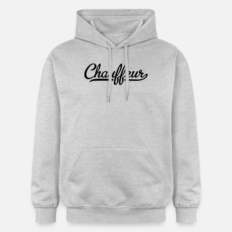 Chauffeur - Sweat à capuche Softstyle® Gildan Unisexe - gris clair chiné