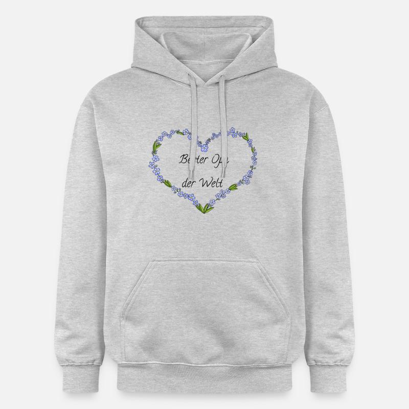 Bester Opa der Welt - Gildan Unisex Softstyle® Midweight Hoodie - Hellgrau meliert