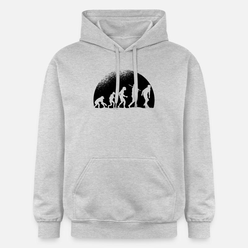 Evolution Rollers - Sweat à capuche Softstyle® Gildan Unisexe - gris clair chiné