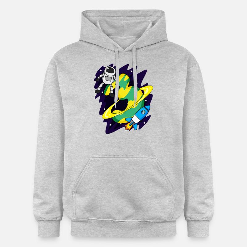 3 ans Jeune cadeau - Sweat à capuche Softstyle® Gildan Unisexe - gris clair chiné