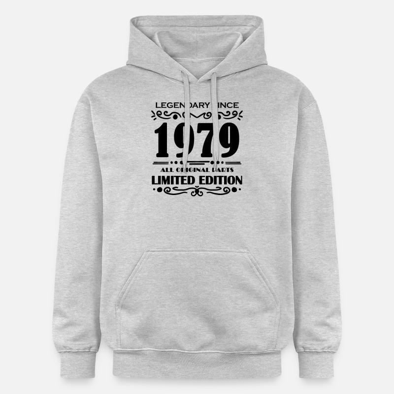 Année de construction 1979 - Sweat à capuche Softstyle® Gildan Unisexe - gris clair chiné