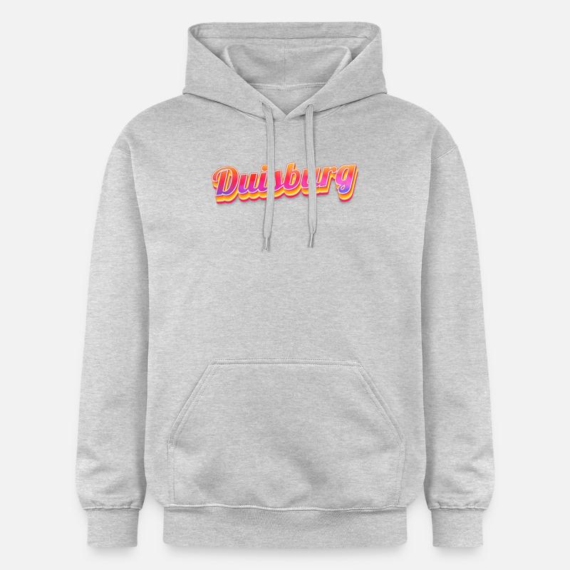 Duisburgerin Duisburger Duisburg - Sweat à capuche Softstyle® Gildan Unisexe - gris clair chiné