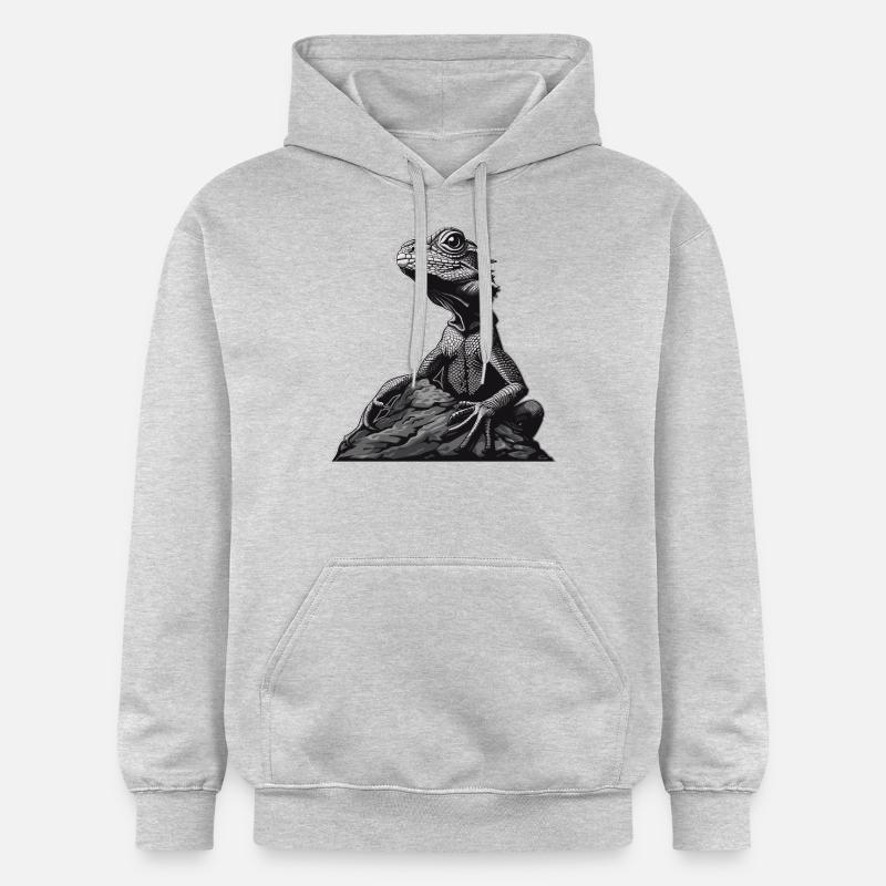 Agamen Agame - Sweat à capuche Softstyle® Gildan Unisexe - gris clair chiné
