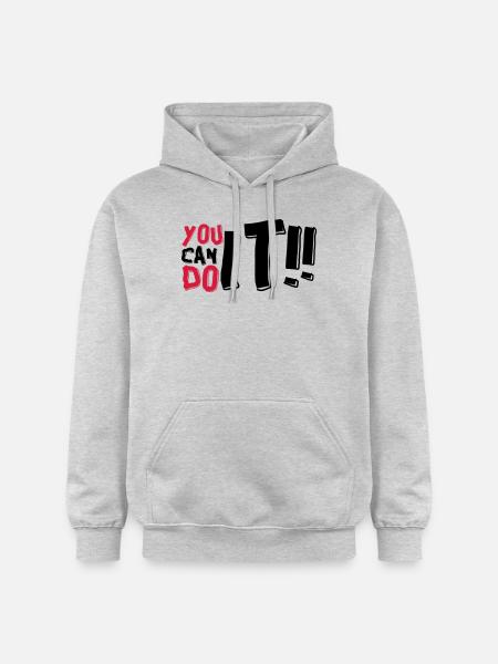 YOU CAN DO IT - Gildan Unisex Softstyle® Midweight Hoodie - light heather grey