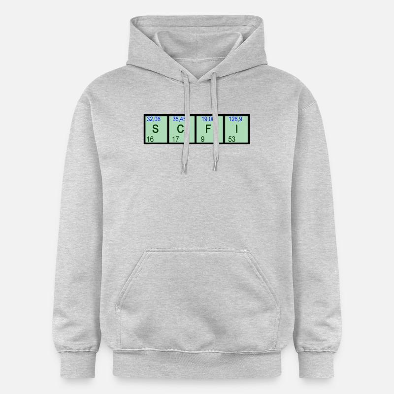 Éléments SCIFI - Sweat à capuche Softstyle® Gildan Unisexe - gris clair chiné