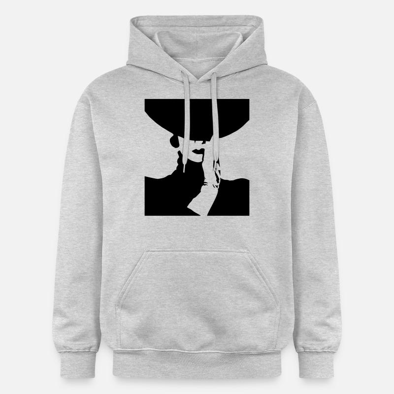 Dame - Sweat à capuche Softstyle® Gildan Unisexe - gris clair chiné