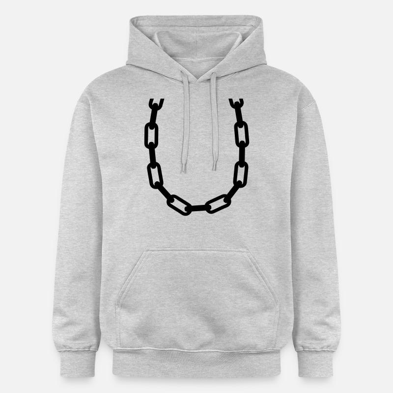 chain - Sweat à capuche Softstyle® Gildan Unisexe - gris clair chiné