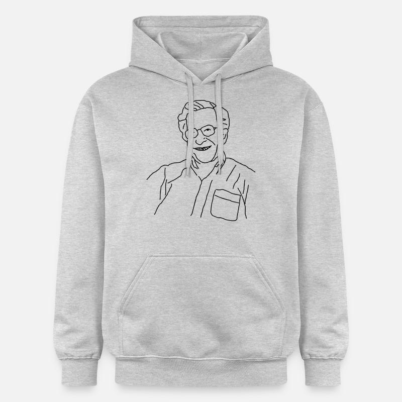 Noam Chomsky - Sweat à capuche Softstyle® Gildan Unisexe - gris clair chiné