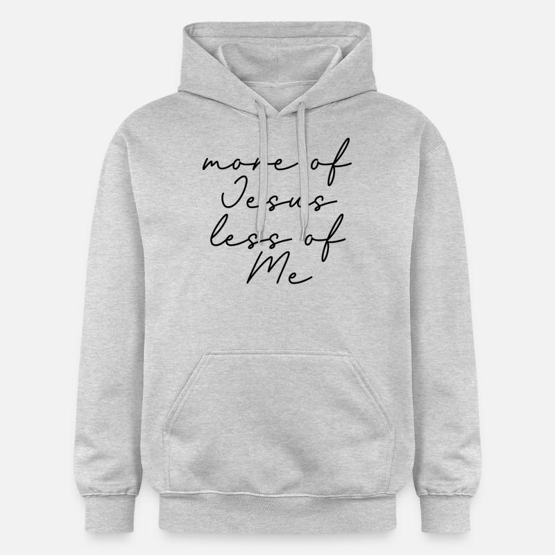 plus de Jésus - Sweat à capuche Softstyle® Gildan Unisexe - gris clair chiné
