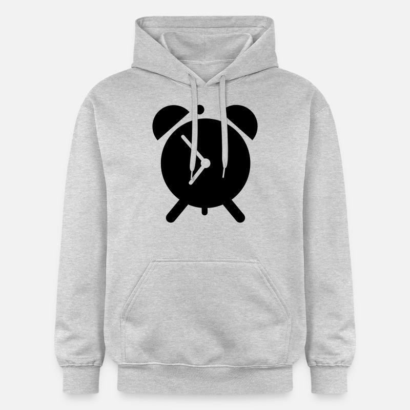 Réveil - Sweat à capuche Softstyle® Gildan Unisexe - gris clair chiné