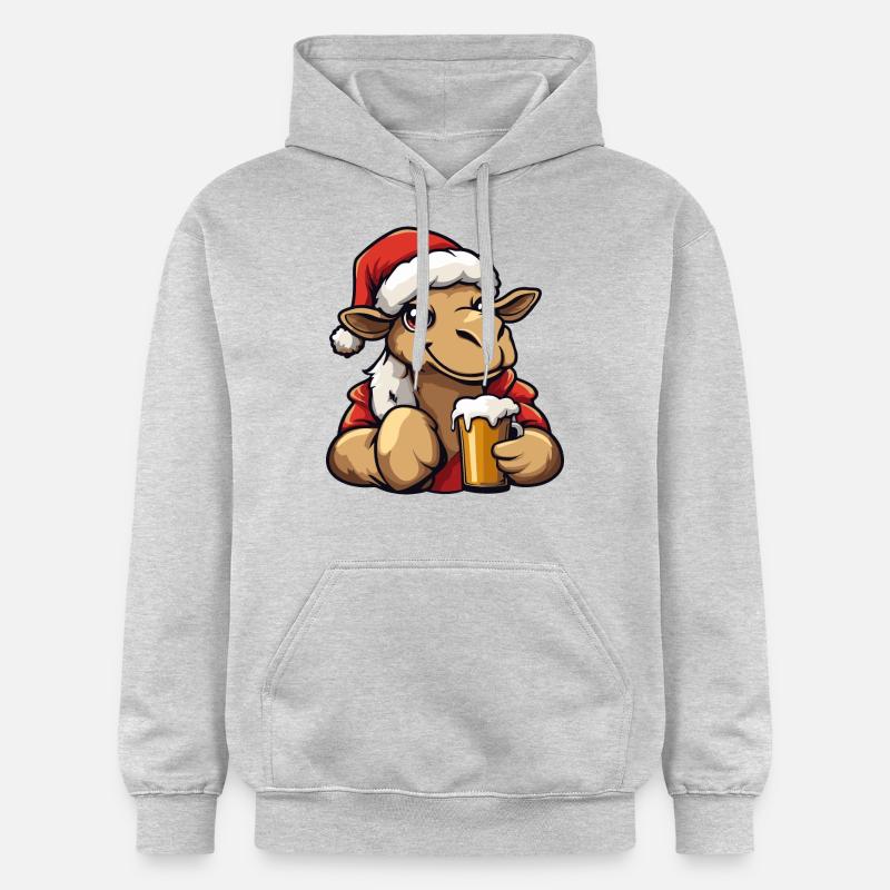 Bière de Noël Camel - Sweat à capuche Softstyle® Gildan Unisexe - gris clair chiné