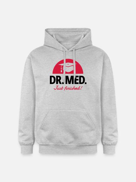 Médecin - Sweat à capuche Softstyle® Gildan Unisexe - gris clair chiné