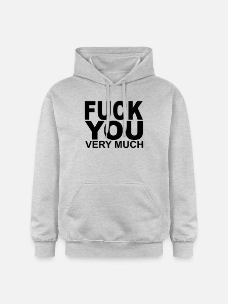 Fuck you very much - Gildan Unisex Softstyle® Midweight Hoodie - light heather grey