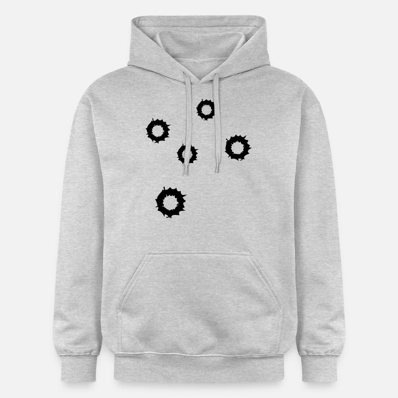 Bullets - Sweat à capuche Softstyle® Gildan Unisexe - gris clair chiné