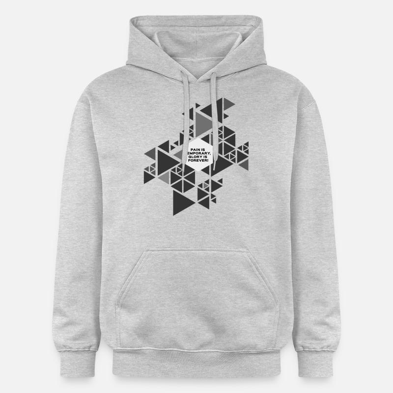 triangles - Sweat à capuche Softstyle® Gildan Unisexe - gris clair chiné