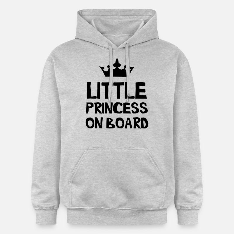 Little Princesse on Board - Sweat à capuche Softstyle® Gildan Unisexe - gris clair chiné