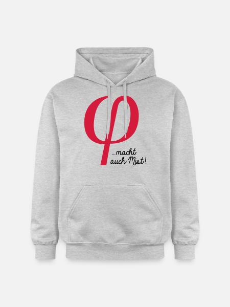 klein phi macht auch Mist - Gildan Unisex Softstyle® Midweight Hoodie - light heather grey