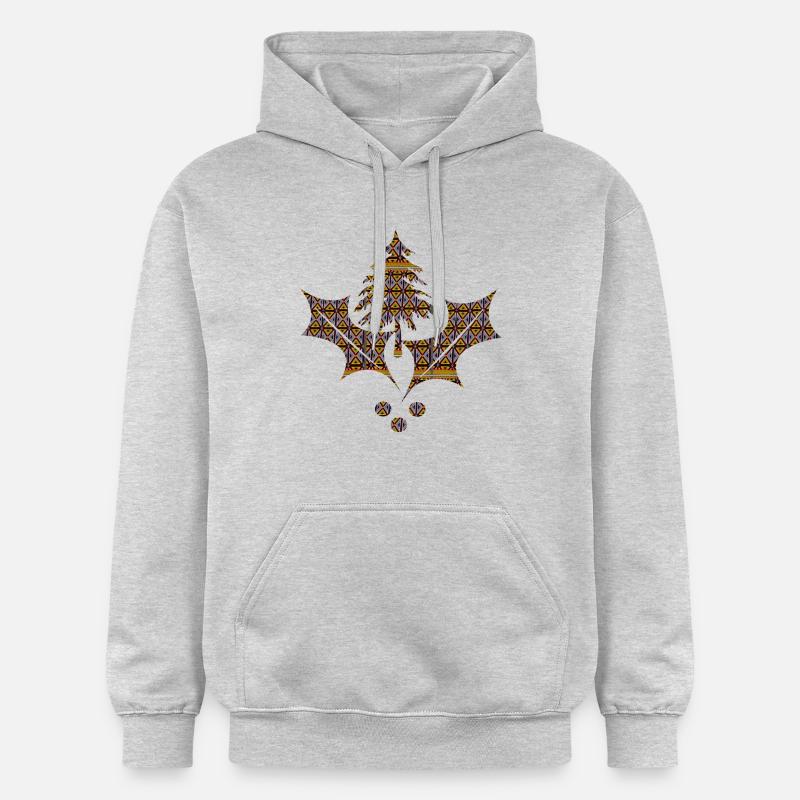 illustrations - Sweat à capuche Softstyle® Gildan Unisexe - gris clair chiné