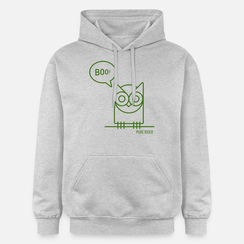 Owl pur Rider - Sweat à capuche Softstyle® Gildan Unisexe - gris clair chiné