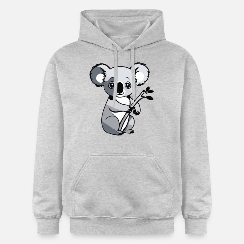 J’adore Koala - Pet Design - Sweat à capuche Softstyle® Gildan Unisexe - gris clair chiné