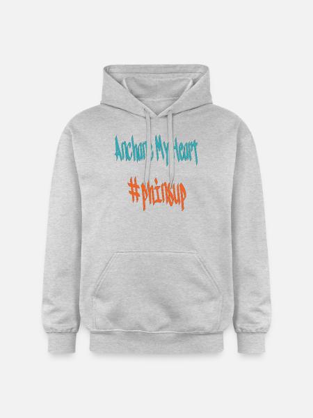 anchane - Gildan Unisex Softstyle® Midweight Hoodie - Hellgrau meliert