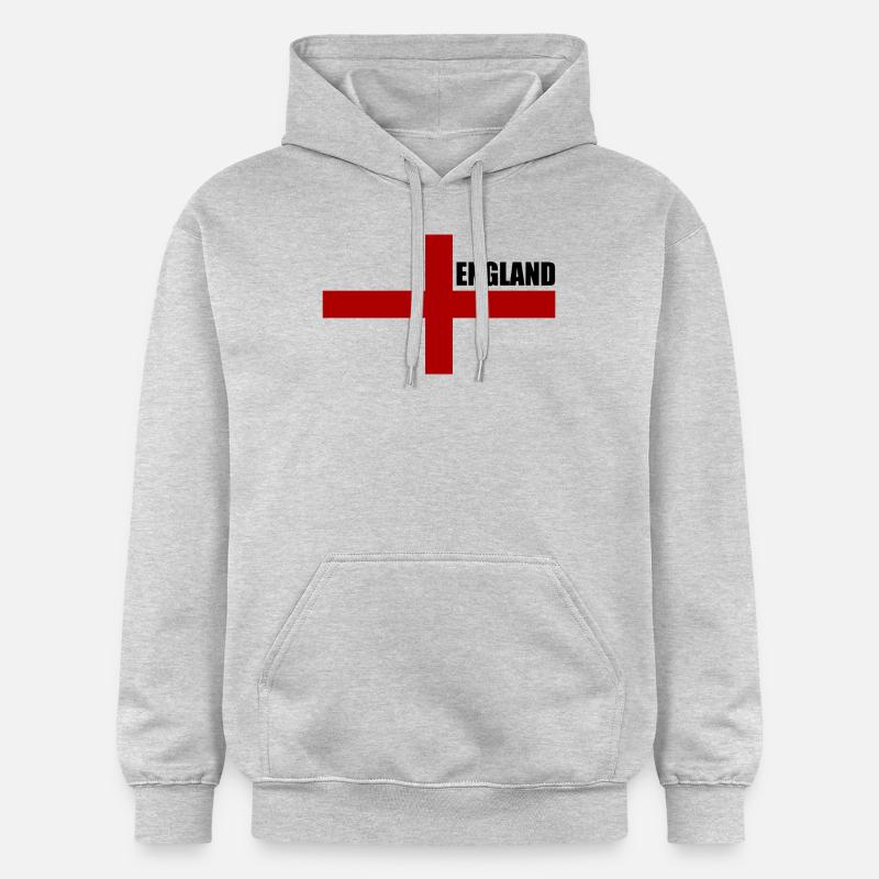 angleterre - Sweat à capuche Softstyle® Gildan Unisexe - gris clair chiné