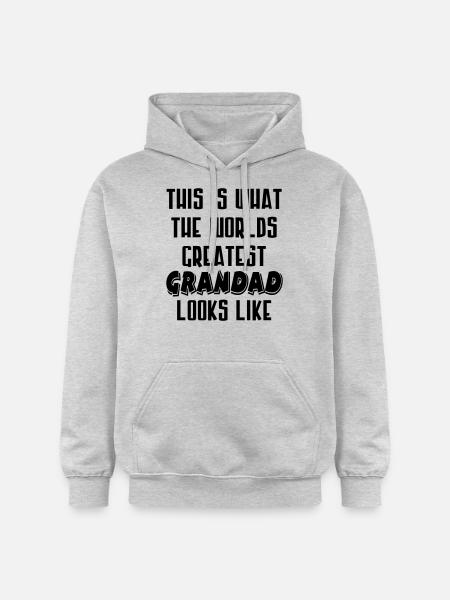 Worlds Greatest Grandad - Gildan Unisex Softstyle® Midweight Hoodie - light heather grey