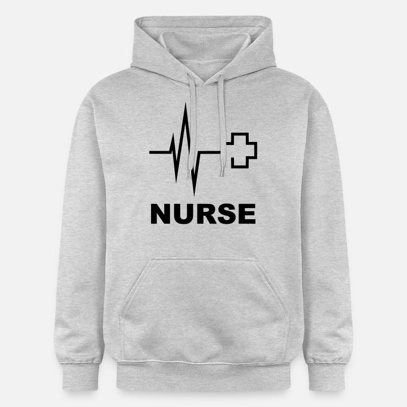 Nurse - Sweat à capuche Softstyle® Gildan Unisexe - gris clair chiné