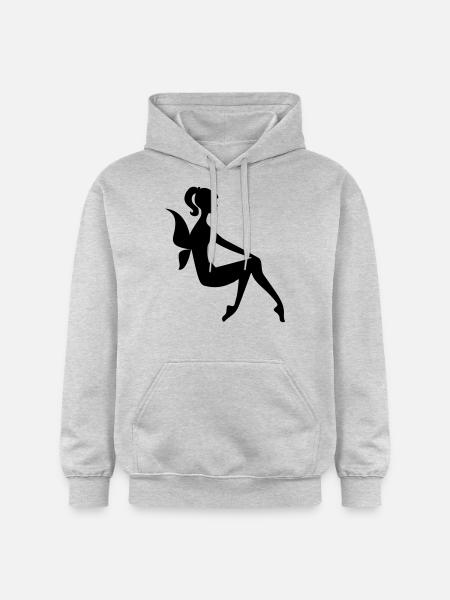 fée - Sweat à capuche Softstyle® Gildan Unisexe - gris clair chiné