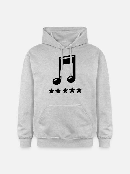note - Gildan Unisex Softstyle® Midweight Hoodie - Hellgrau meliert