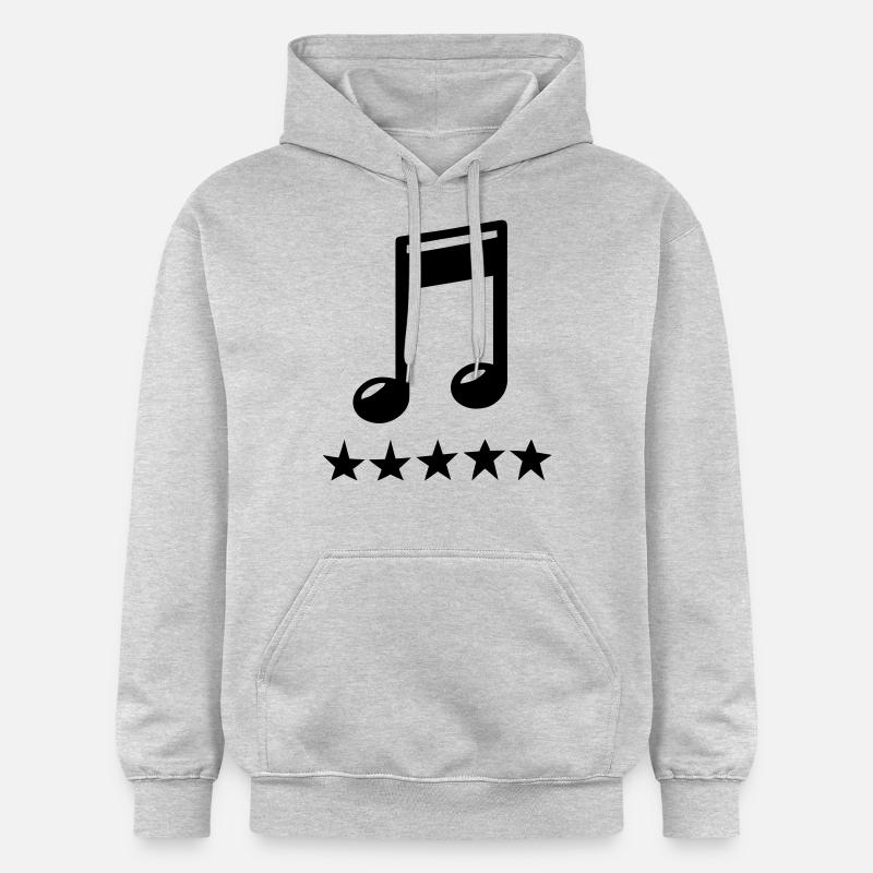 note - Gildan Unisex Softstyle® Midweight Hoodie - Hellgrau meliert
