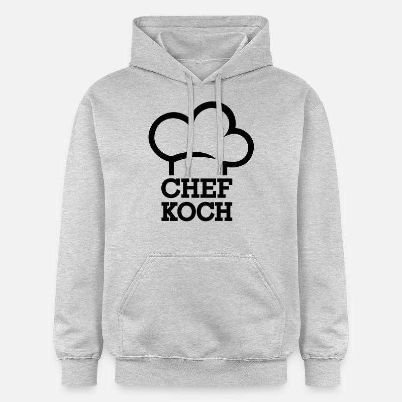 Chefkoch - Gildan Unisex Softstyle® Midweight Hoodie - Hellgrau meliert