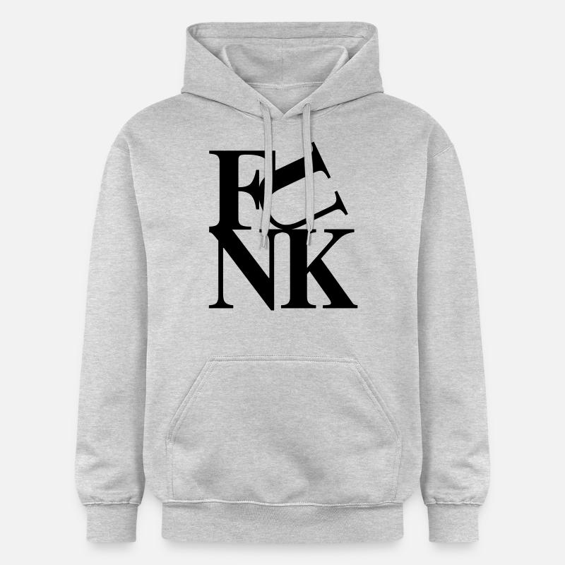 Funk music - Sweat à capuche Softstyle® Gildan Unisexe - gris clair chiné