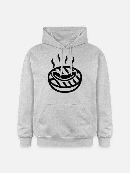 Grill - Gildan Unisex Softstyle® Midweight Hoodie - light heather grey